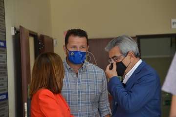 Visita oficial a Telde de Román Rodríguez, vicepresidente del Gobierno de Canarias/TA y Acfi Press.